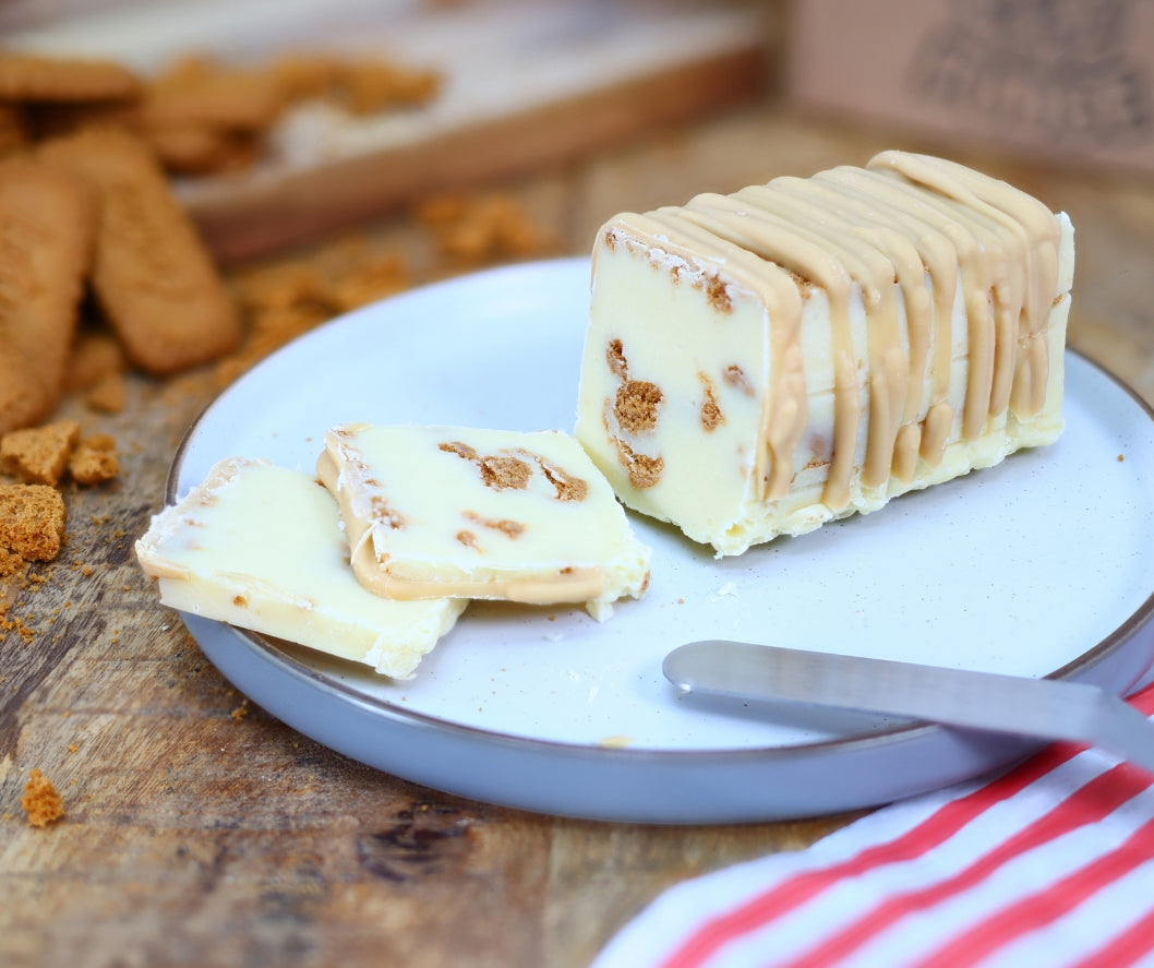 White Choc Biscoff Fudge