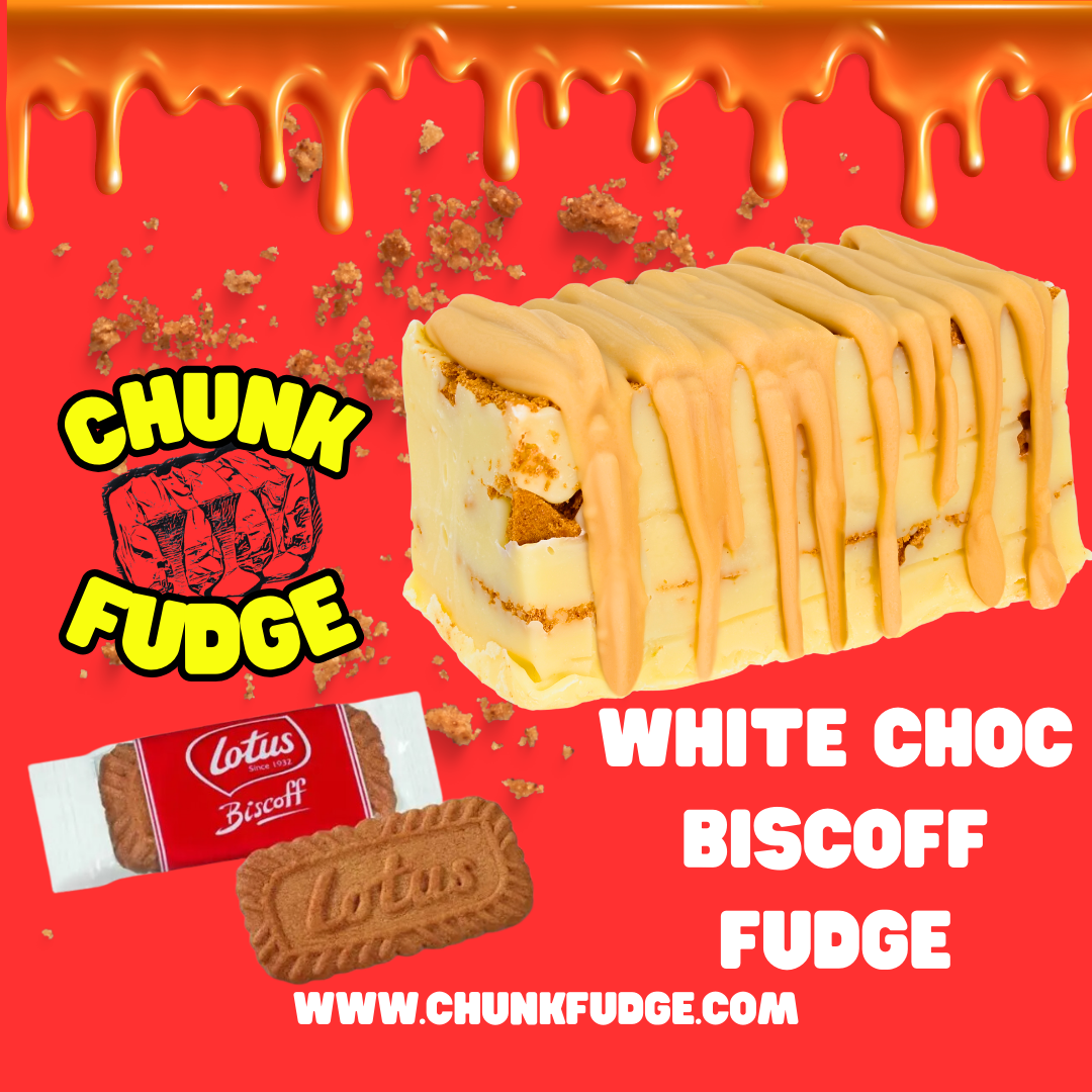White Choc Biscoff Fudge