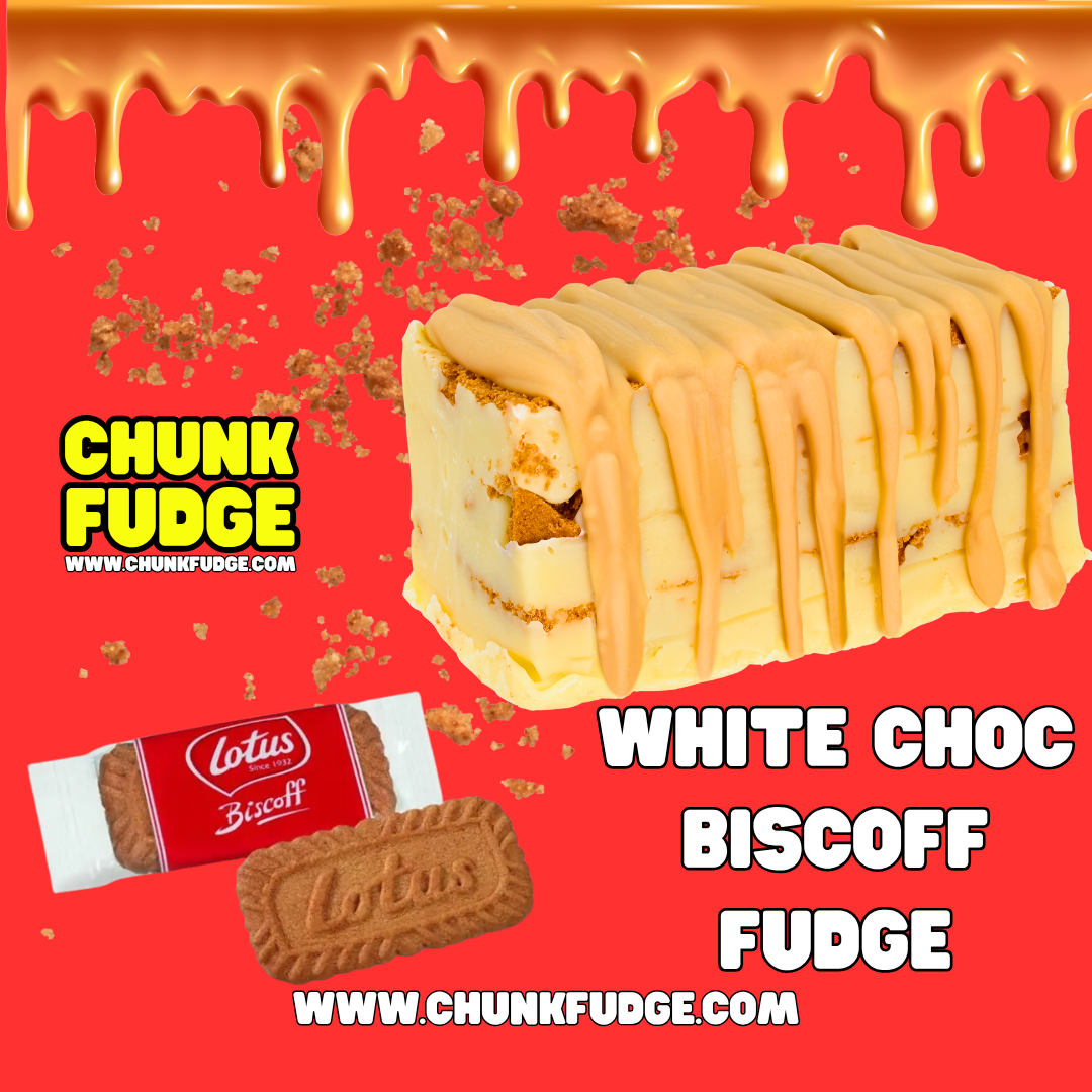 White Choc Biscoff Fudge