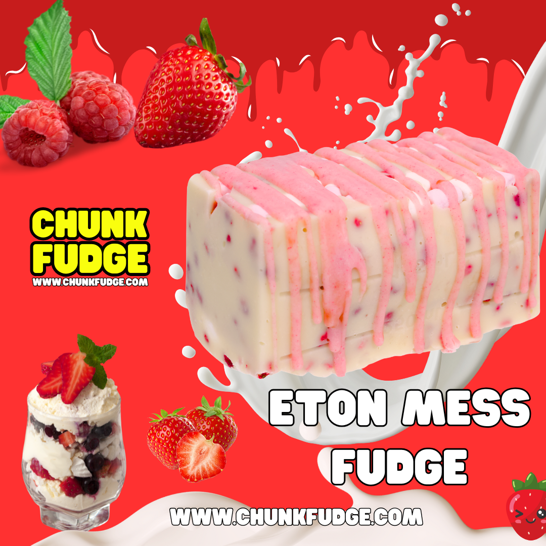 Eton Mess Fudge