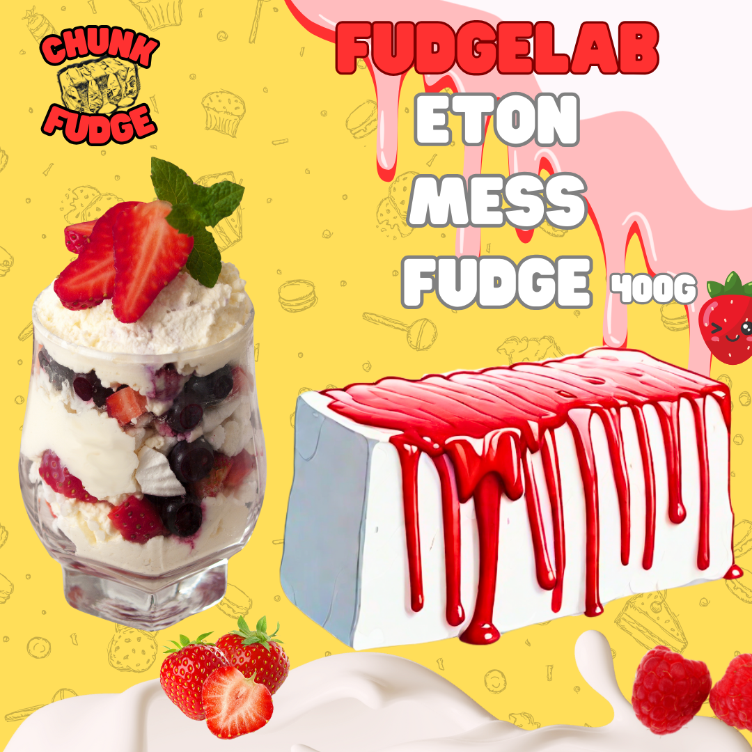 Eton Mess Fudge
