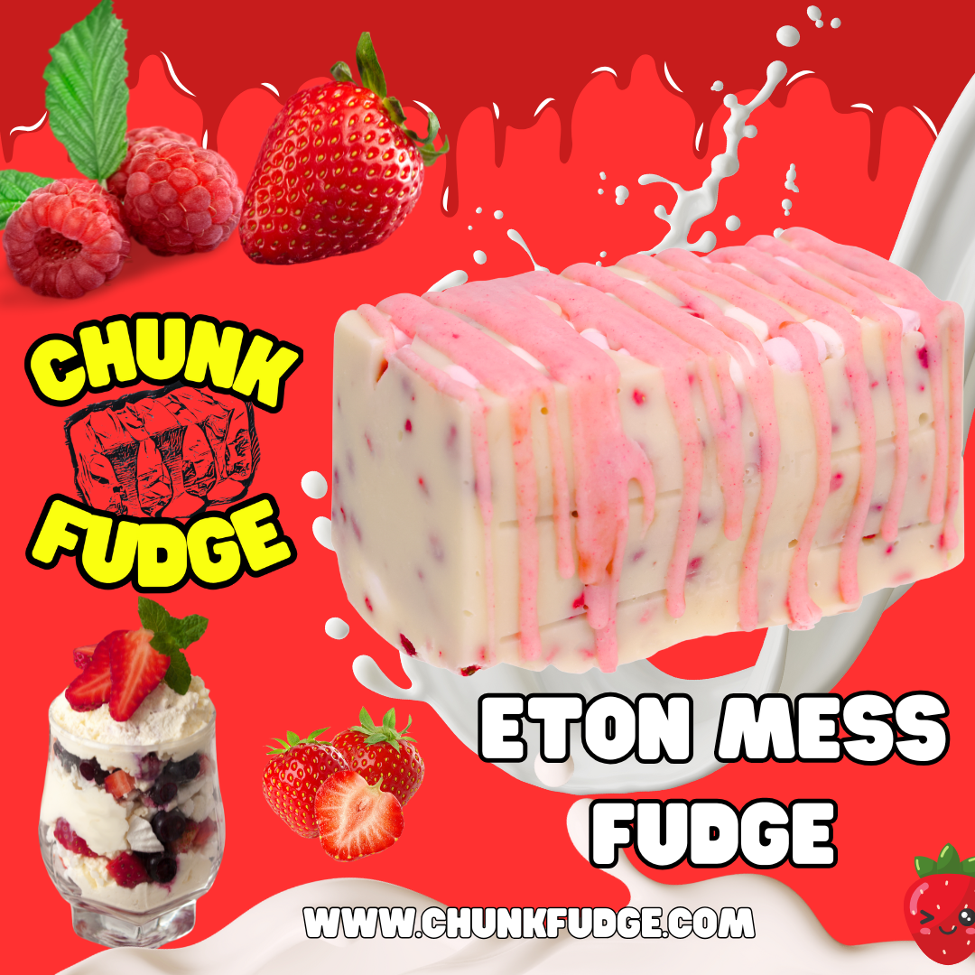 Eton Mess Fudge