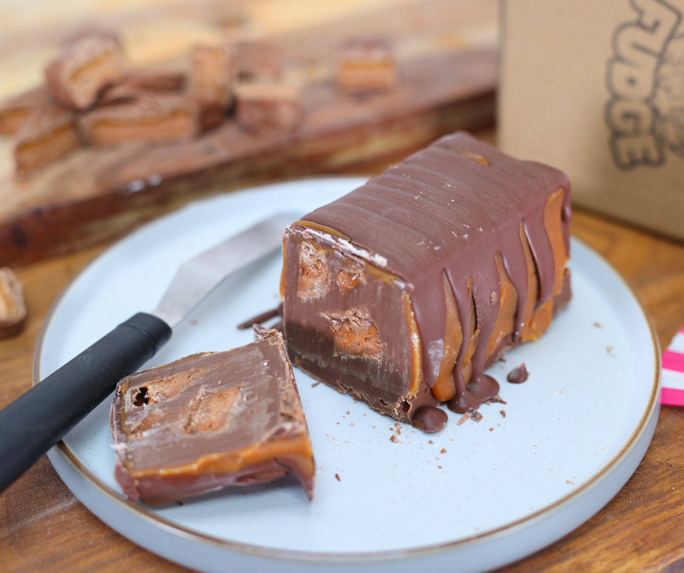 Delicious Mars fudge featuring rich caramel and smooth chocolate for a sweet treat