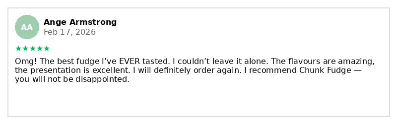 Chunk Fudge Reviews