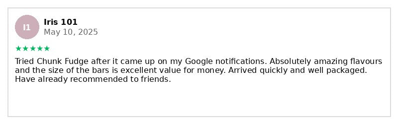Chunk Fudge Reviews