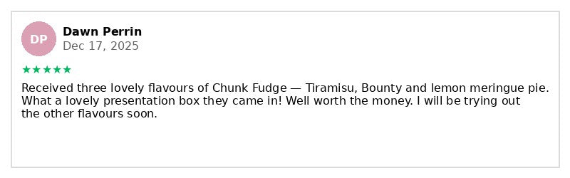 Chunk Fudge Reviews